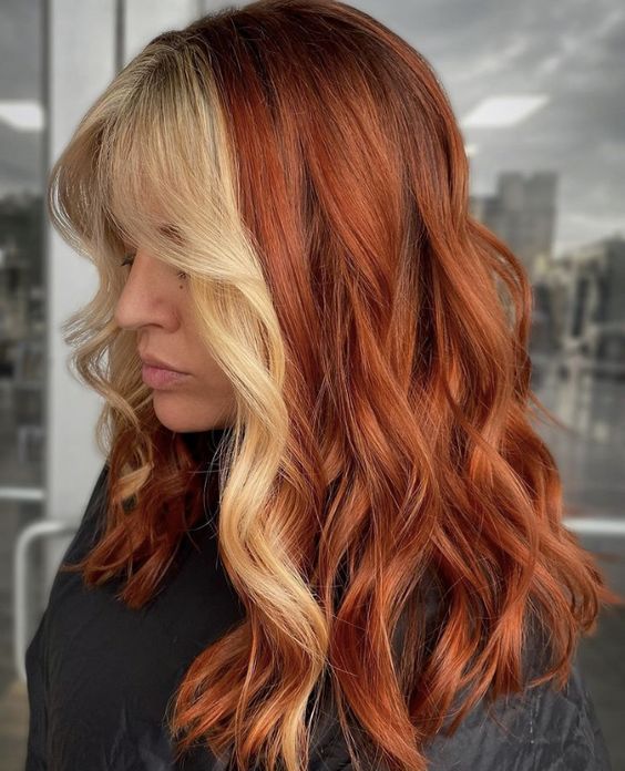 Gusto Hair Color with Caramel Highlights