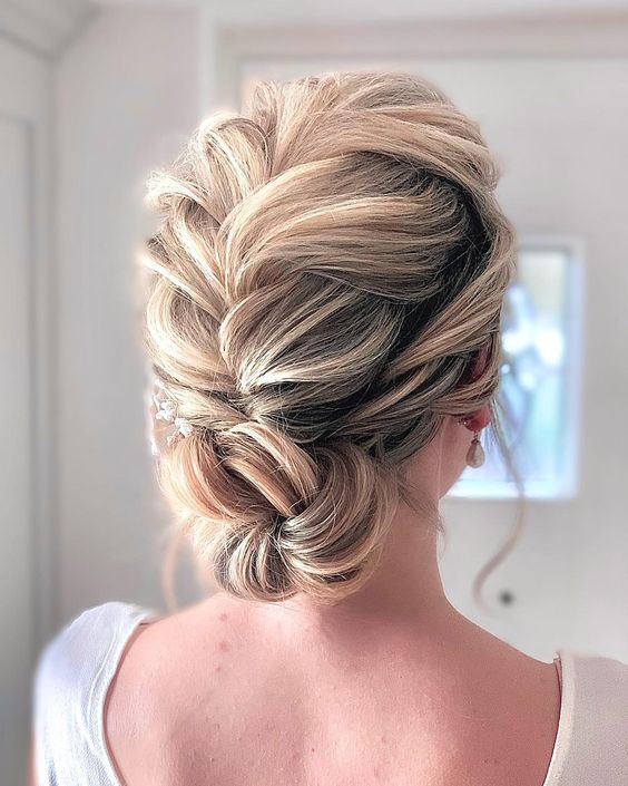Hairstyles 2023 Soft Braided Updo for Prom
